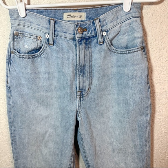 Madewell The Perfect Vintage Jeans Light Wash Size 25 Straight Leg - Picture 2 of 9